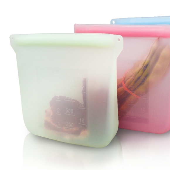 2000ML Reusable Silicone Storage Bag - Picture 4 of 5